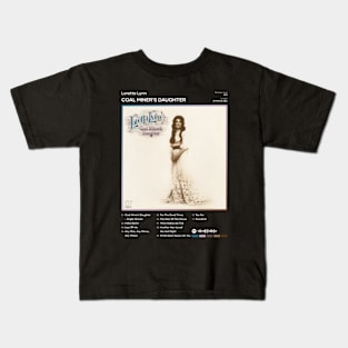 Loretta Lynn - Coal Miner's Daughter Tracklist Album Kids T-Shirt